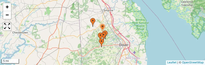 Related schools map