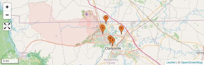 Related schools map