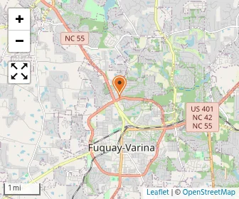 Map of Fuquay-Varina KinderCare