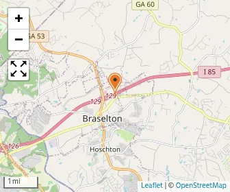 Map of Braselton Christian Academy