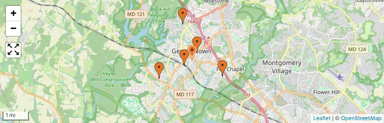 Related schools map