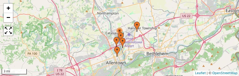 Related schools map