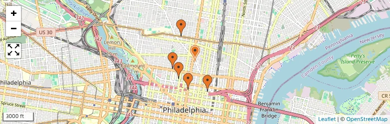 Related schools map