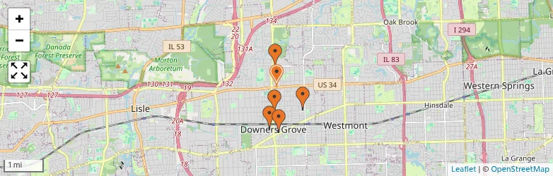Related schools map