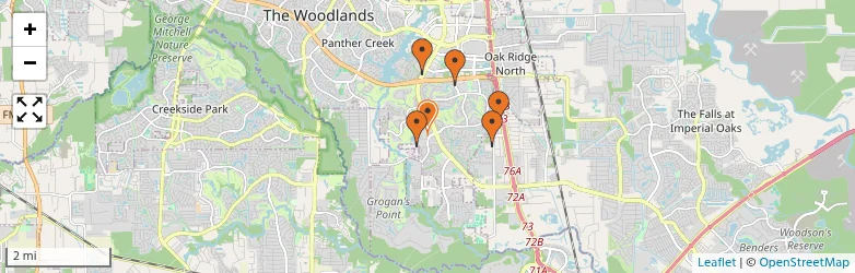 Related schools map