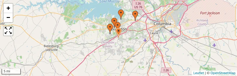 Related schools map