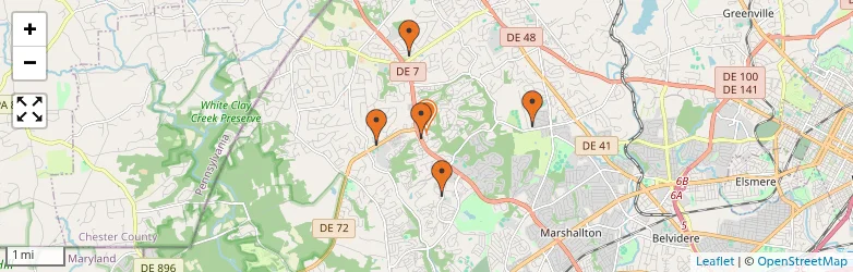 Related schools map
