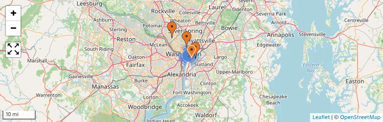 Related schools map