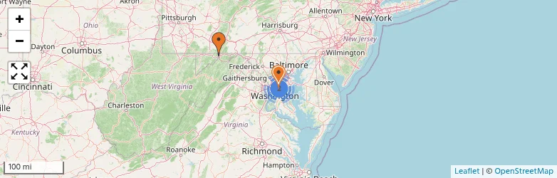 Related schools map