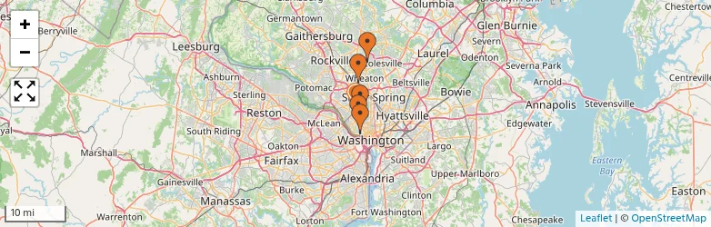 Related schools map