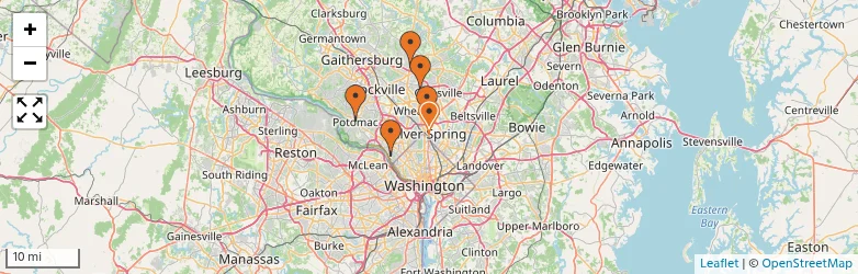 Related schools map