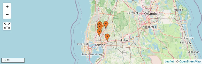 Related schools map