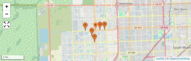 Related schools map