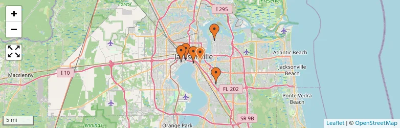 Related schools map