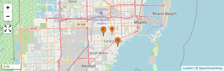Related schools map