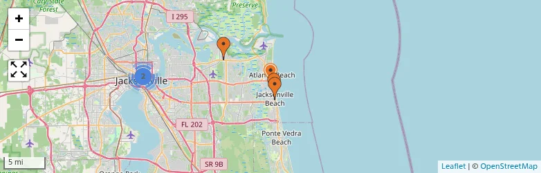 Related schools map