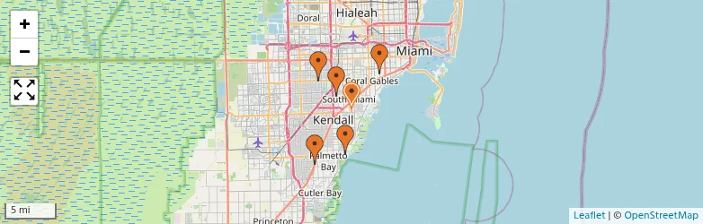 Related schools map