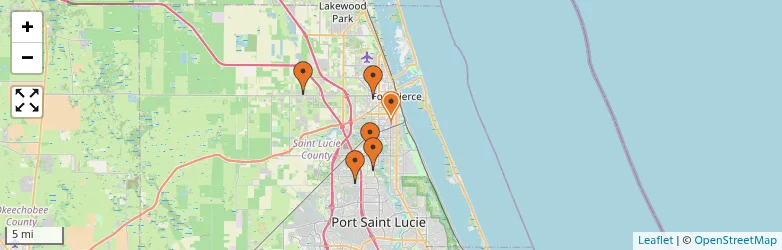 Related schools map