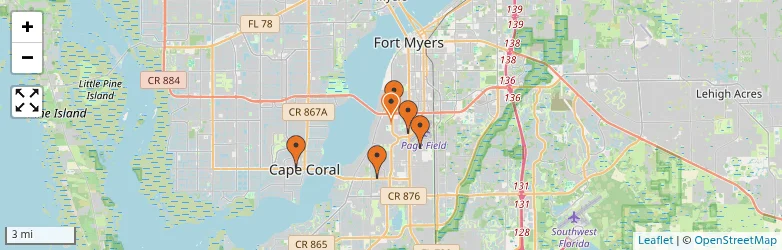 Related schools map