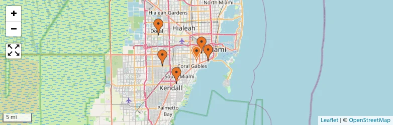 Related schools map