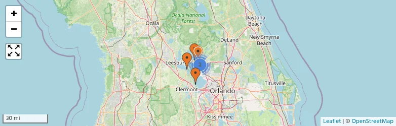 Related schools map
