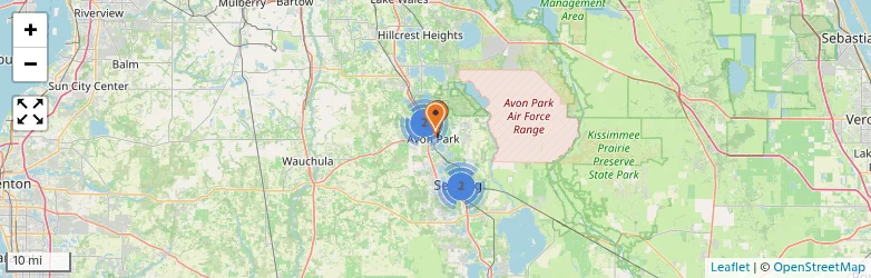 Related schools map
