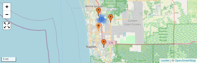 Related schools map