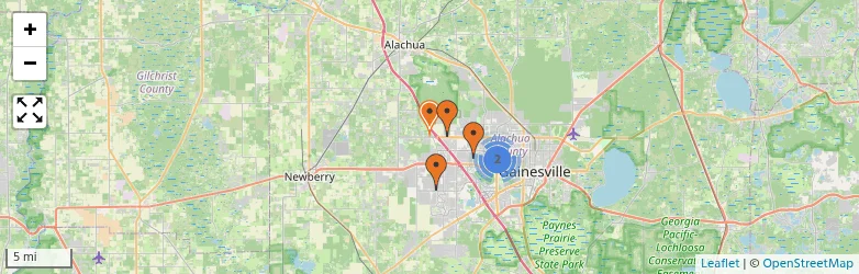 Related schools map