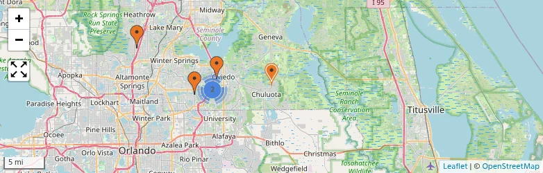 Related schools map