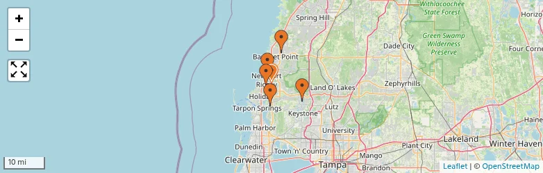 Related schools map