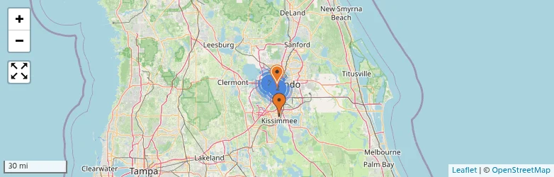 Related schools map