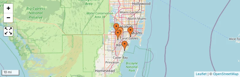 Related schools map