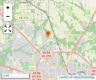 Map of Crossroads Baptist Academy