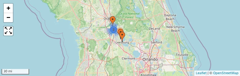 Related schools map