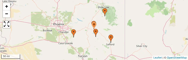 Related schools map