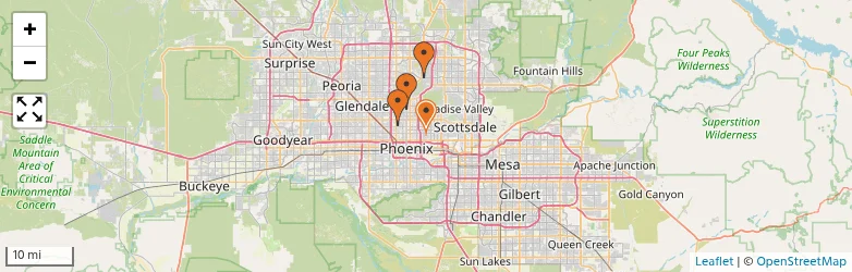 Related schools map