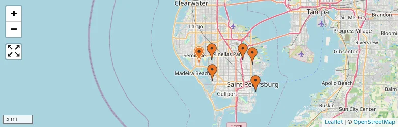 Related schools map