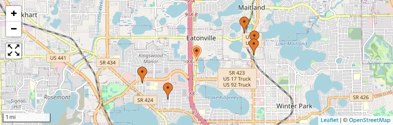 Related schools map