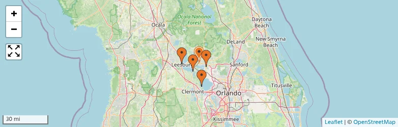 Related schools map