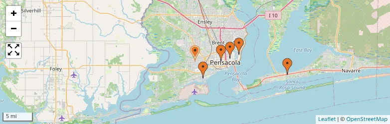 Related schools map