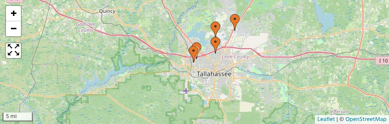 Related schools map