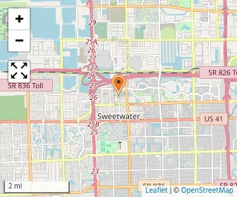 Map of Miami Christian School