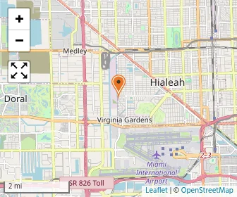 Map of Miami Springs Montessori School