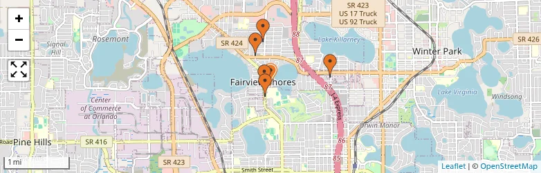 Related schools map