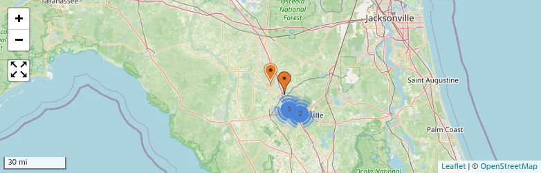 Related schools map