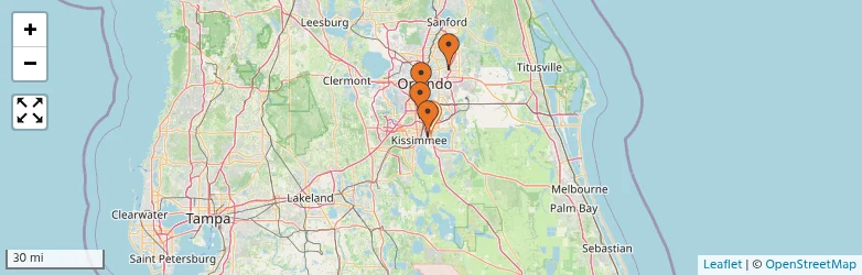 Related schools map