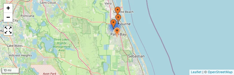 Related schools map