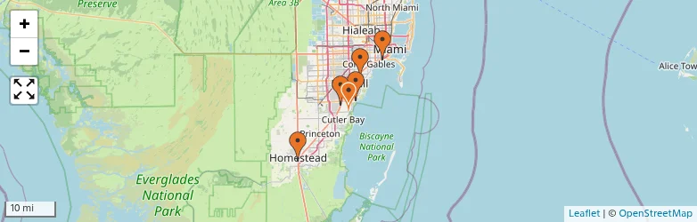 Related schools map