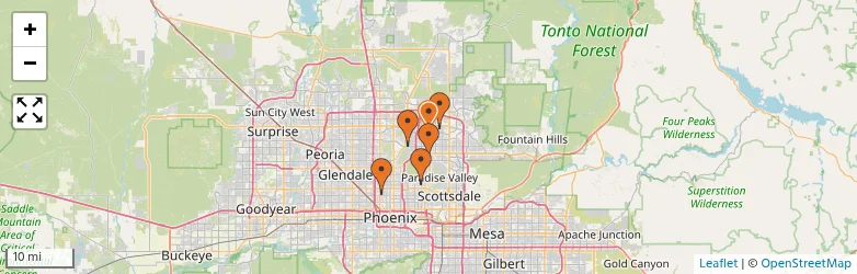 Related schools map