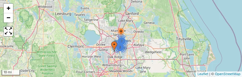 Related schools map
